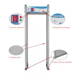 Sunleader walking through metal detector XLD-II