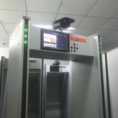 Integrated Walkthrough Metal Detector with Blackbody Thermal Imaging Thermometer - Enhance Security & Temperature Screening