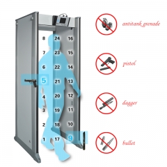 Sunleader Walk through metal detector XLD-G, 24 detection zone